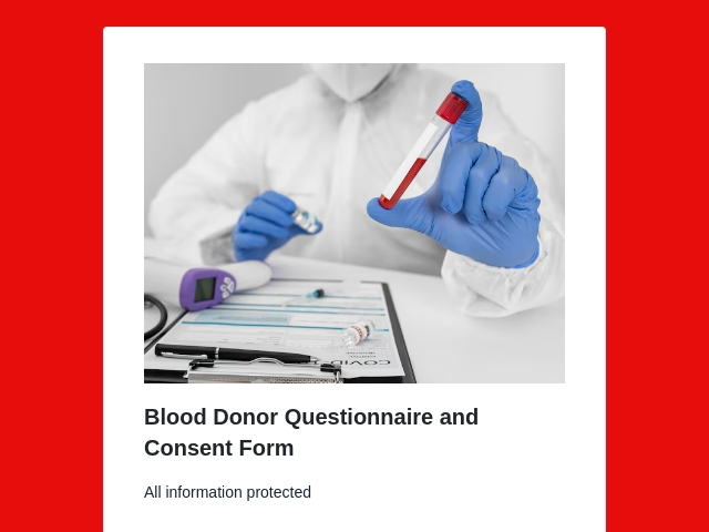 FormNX's tweet image. Ensure every donation is safe and compliant.

Create a secure, customizable Blood Donor Consent Form with FormNX—no coding required.

Start collecting informed consent in minutes 👉 formnx.com/f/blood-donor-…

#FormNX #ConsentForm #BloodDonation #NoCodeFormBuilderTool #OnlineForms