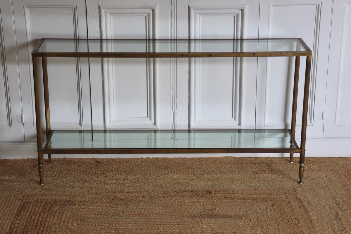BrownriggUK's tweet image. Mid 20th Century Italian Side / Console table in Brass &amp;amp; Glass

tinyurl.com/4hhkmaca

#consoletable #sidetable #italianconsoletable