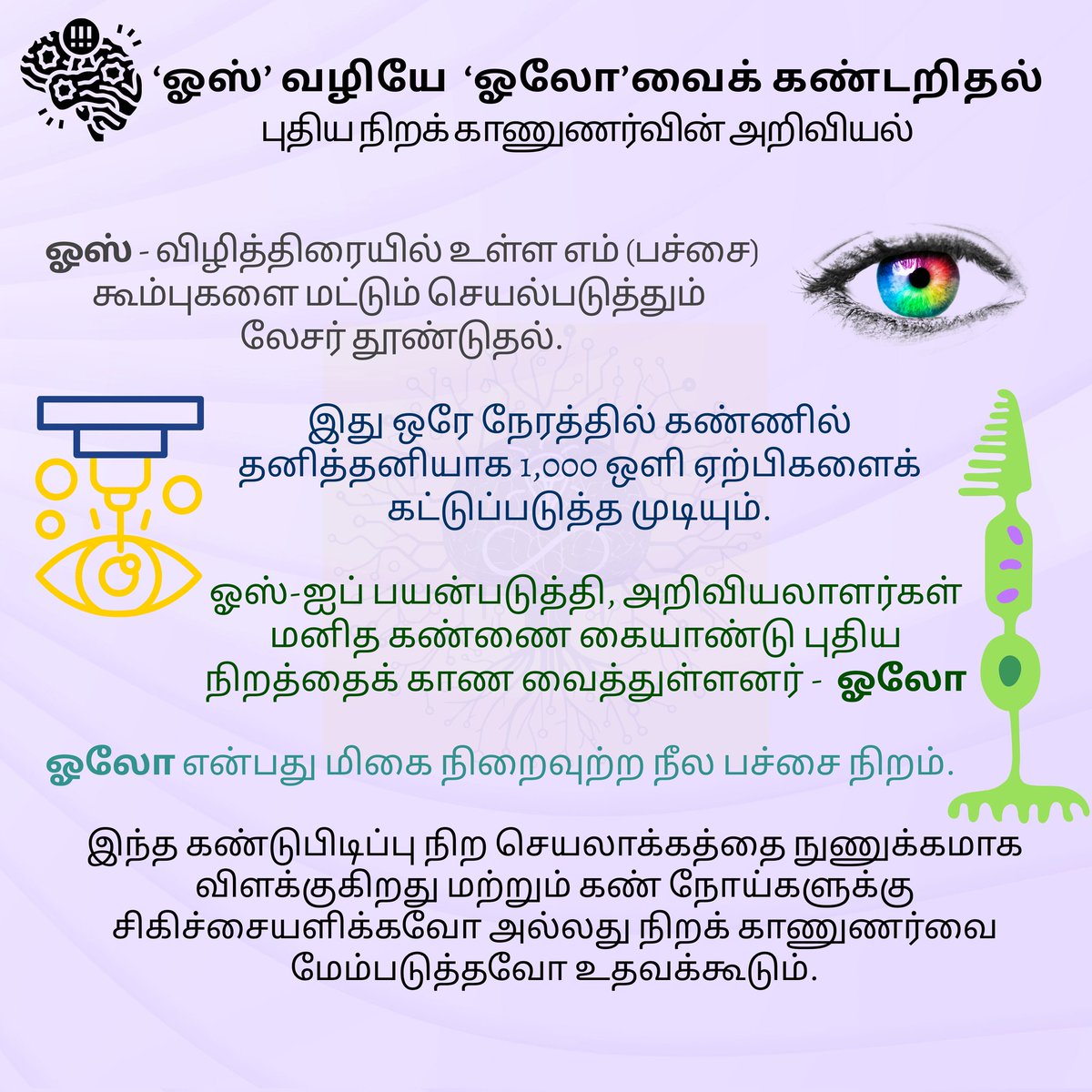 NeurosciforAll's tweet image. 🧠 Decoding 'Olo' with ‘Oz’*** ‘ஓஸ்’ வழியே ‘ஓலோ’வைக் கண்டறிதல் *** 'Oz'ನೊಂದಿಗೆ 'olo' ವನ್ನು ಭೇದನೆ ಮಾಡುವುದು *** 'Olo' rengini ‘Oz’ ile çözmek
📖 1. neurosciencenews.com/olo-oz-visual-…
2. Fong, J. et al. (2025) doi.org/10.1126/sciadv…
#neuroscienceforall