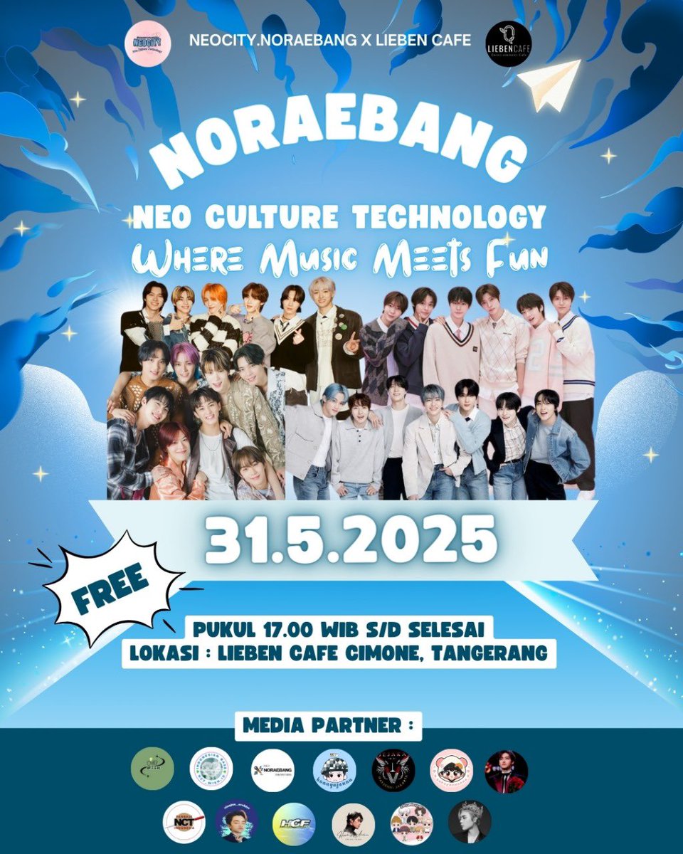 neocitynorae's tweet photo. Czennie, are you ready???? AYO NORAEBANG‼️

NEOCITY NORAEBANG mempersembahkan :

🎊 NEO CULTURE TECHNOLOGY : Where Music Meets Fun
🗓️ Sabtu, 31 Mei 2025
📍 Lieben Cafe, Cimone, Kota Tangerang 
⏰ 17.00 - Selesai

Bring your poca, standee, slogan, lightstick, etc.
See u, NCTZEN!💚 https://t.co/TPbGngv7ij