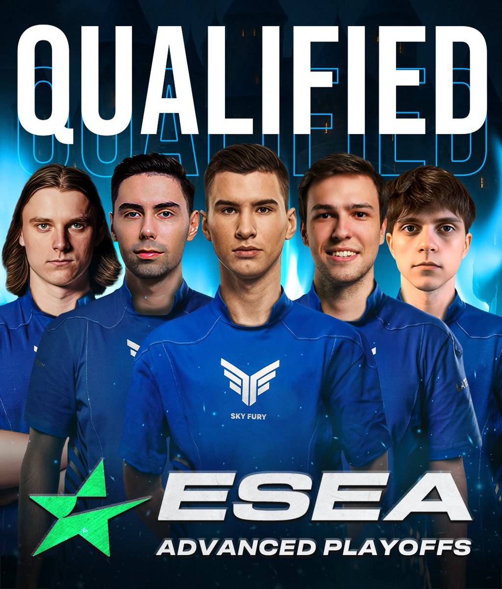 ✅PLAYOFFS SECURED!

⚡️23rd place in our ESEA Advanced debut! We're in!

🫡Let’s make this run together