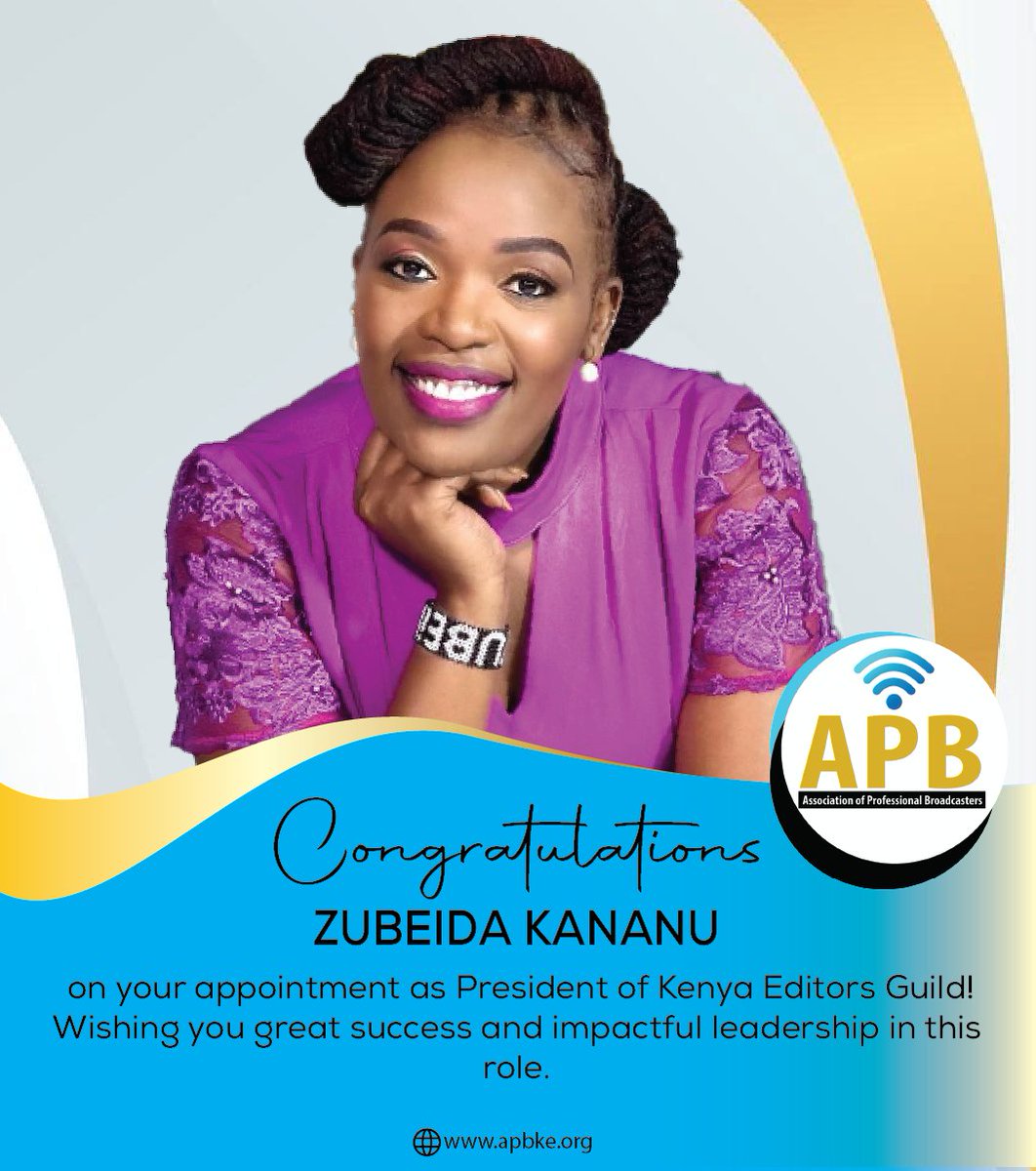 ASSOCIATION OF PROFESSIONAL BROADCASTERS-KE tweet media