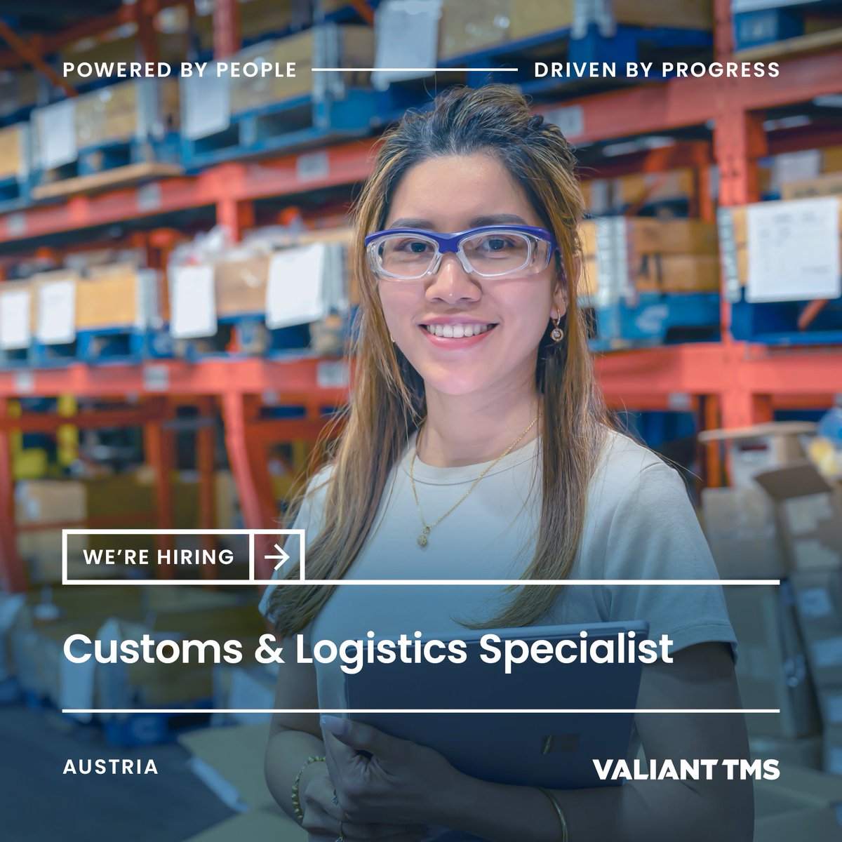 We’re hiring in Linz, Austria! Valiant TMS is seeking a Customs &amp; Logistics Specialist to manage customs compliance, coordinate international shipments, and support the seamless movement of goods across borders.

Apply now: jobboerse.tms-at.com/engage/jobexch…