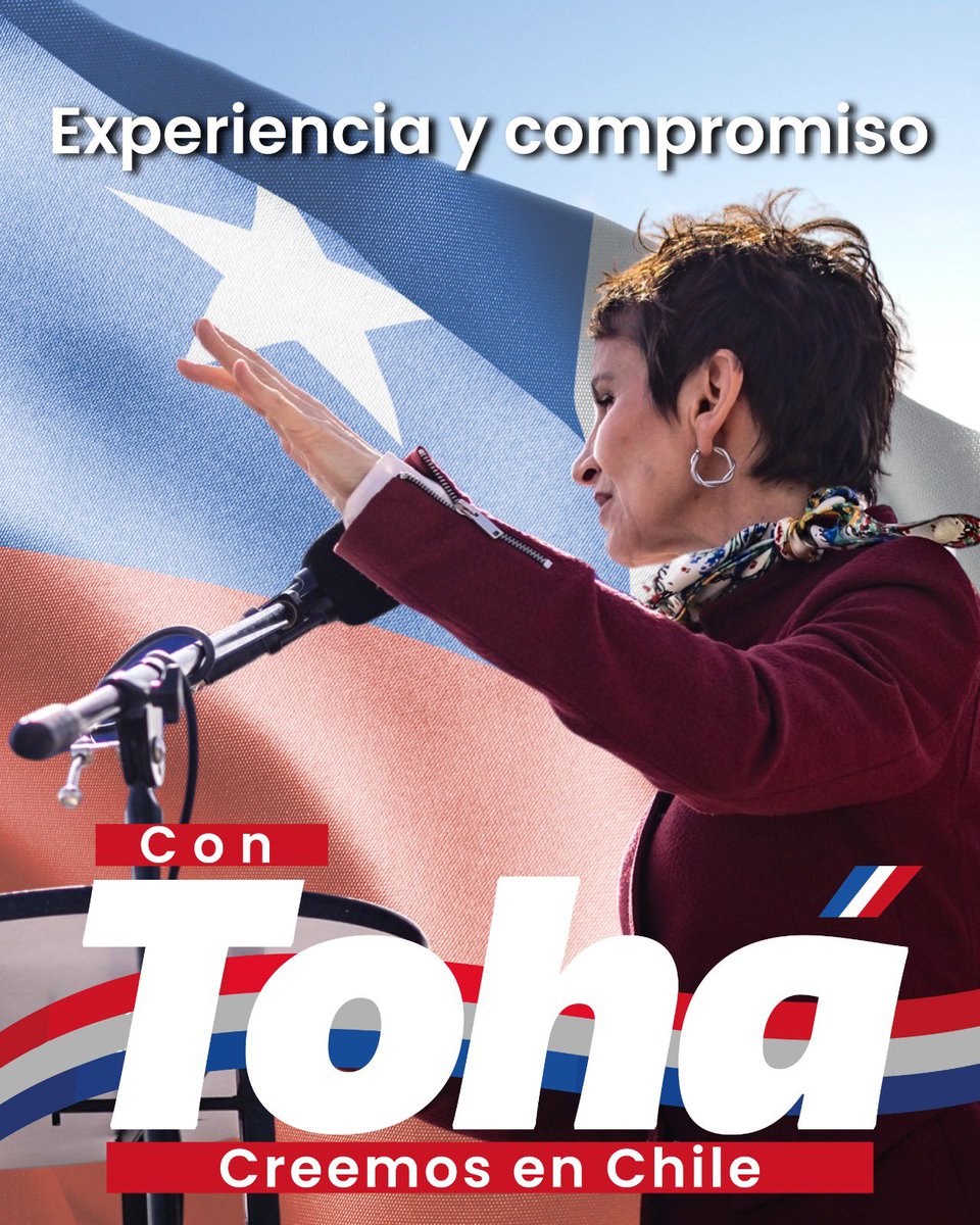 Experiencia y compromiso 

Vamos con Tohá 🇨🇱

#DebateADNRadio
#DebateADNRadio
#ToháEsExperiencia