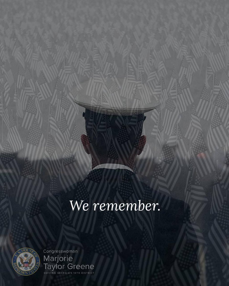 FmrRepMTG's tweet photo. Today, we remember the brave souls who made the ultimate sacrifice for our freedom. 

Your courage and dedication will never be forgotten. Thank you for your service, happy Memorial Day 🇺🇸 https://t.co/pkjQMhe1Tg