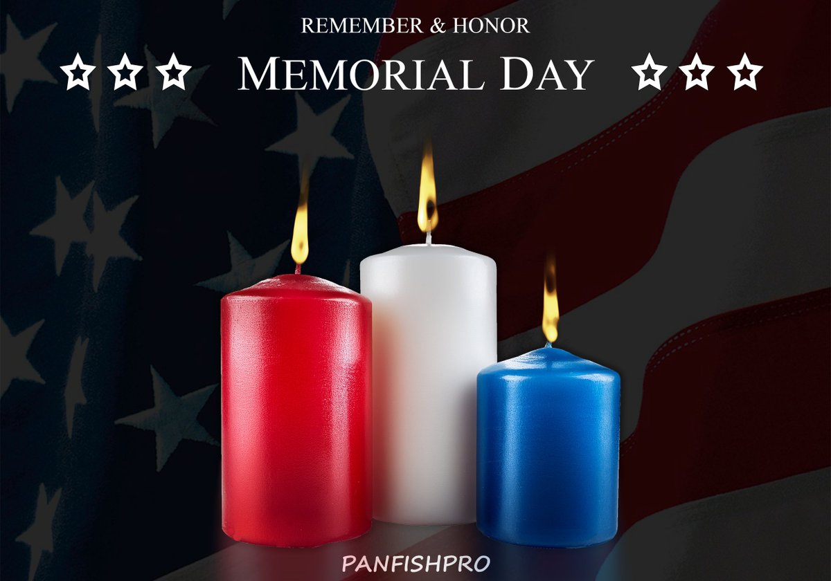PANFISHPRO's tweet photo. Memorial Day, a U.S. federal holiday on the last Monday of May, honors fallen members of the U.S. Armed Forces. It is a day for solemn remembrance of their ultimate sacrifice in service to the nation. Let us remember them always. #memorialday2025 #memorialday https://t.co/paLkC9YVCG