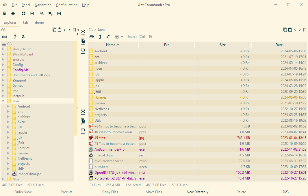 IntelliJ Theme of the day: Solarized from <a href="/espositocode/">Jonathan Esposito</a> 
plugins.jetbrains.com/plugin/14920-s…

In the screenshot, used in Ant Commander Pro file manager using Flat IntelliJ skin

#skin #theme #lookandfeel