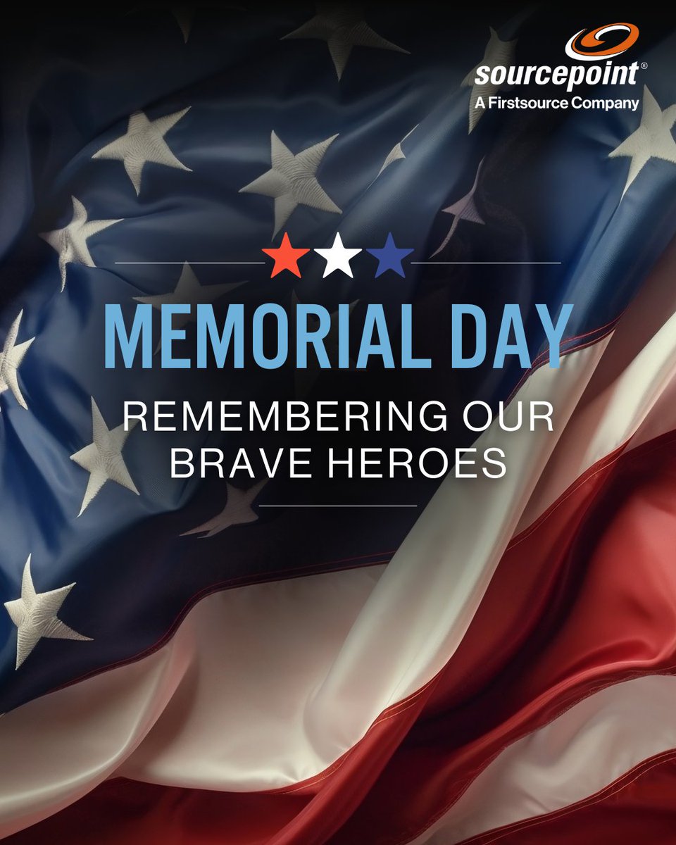 sourcepoint_'s tweet image. This Memorial Day, we pause to honor and remember those who served with courage and selflessness in service to the United States.
They made it happen - for the country, for its people, and for the freedoms we cherish.
#USMemorialDay
