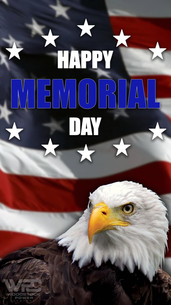 rentpowercom's tweet photo. Woodstock Power Company would like to remember and honor those who served. Today and together, we proudly pay homage to those who have given up their lives to protect our freedom. https://t.co/Rg6KDMo1Wi