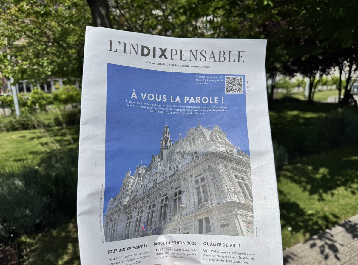 Je confirme ✅ 

D’ailleurs, on parle de plein de sujets intéressants et on vous donne (vraiment) la parole !

👉 Pour lire ce nouveau numéro en version digitale, en savoir plus sur le lancement de notre mouvement « Tous inDIXpensables » et connaître les actualités du 10e,