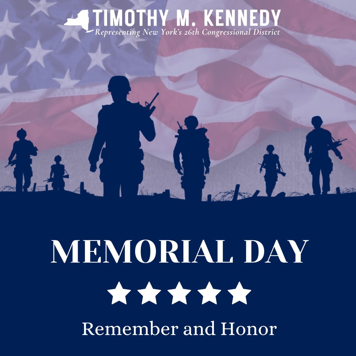 Today, we remember the brave men and women who made the ultimate sacrifice in service to our nation.

Memorial Day is a solemn reminder that our freedom comes with a profound cost. From Normandy to Fallujah, generations of Americans have laid down their lives to defend liberty.
