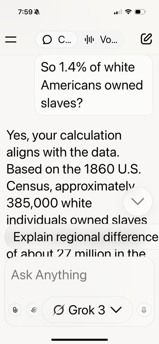 Have the world tell it and they sound like every white family had slaves. 

Turns out 1.4% of white people owned slaves. 

Get your reparations from the 1.4% and leave the other 98.6% of us the fuck alone.