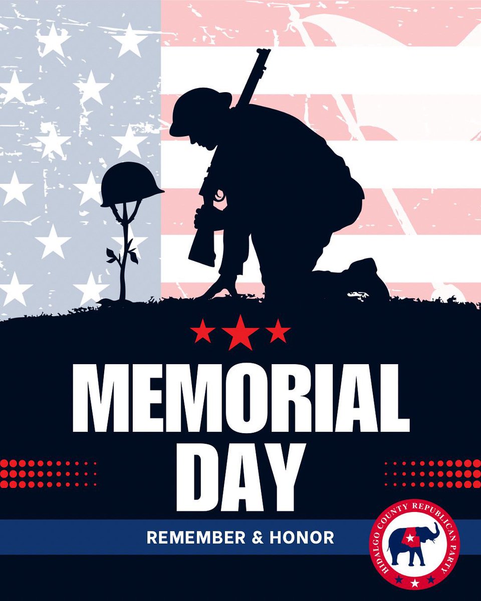 Freedom isn’t free. On this Memorial Day, we remember the heroes who laid down their lives for something greater than themselves. May we live in a way that honors their legacy—full of purpose, courage, and gratitude. #God #Family #Country #RGV #WeRemember