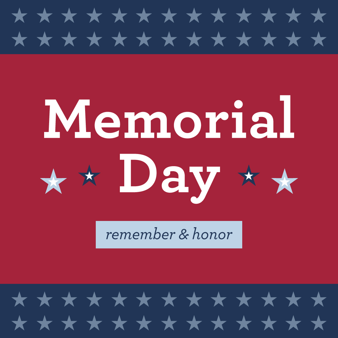 🪖 Today we remember and honor those who made the ultimate sacrifice for our country. Have a safe Memorial Day!