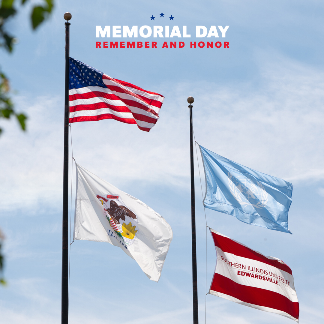 This Memorial Day, we honor and remember the brave individuals who gave their lives in service to our nation. We stand in gratitude and reflection as we commemorate their courage and service.
 
#SIUE #SIUEdwardsville