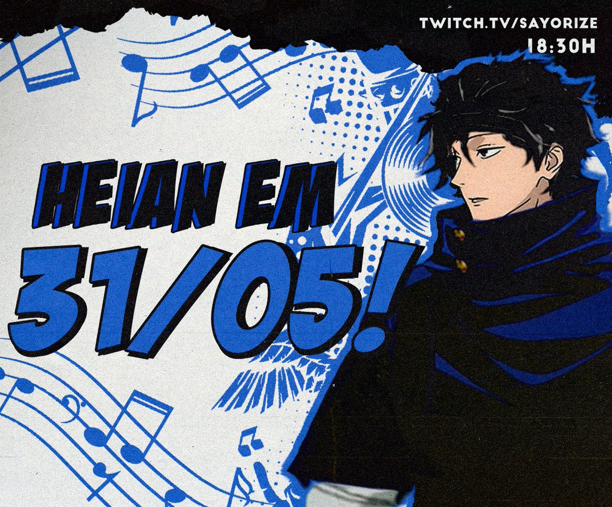 AcademiaHeian's tweet photo. ⛩️#HEIANRPG SERÁ ESSE SÁBADO!

• Questionário de Jogador:

Aluno: Ueda  ̷Z̷e̷n̷i̷n̷
Técnica Amaldiçoada: Dez Sombras
Ocupação: Rockstar Amaldiçoado
Expectativas: Prosperar como um astro (FVCK ZENIN)

31/05, às 18:30h, em https://t.co/EWvZ3DgdJ7! https://t.co/CJlCUUuxug