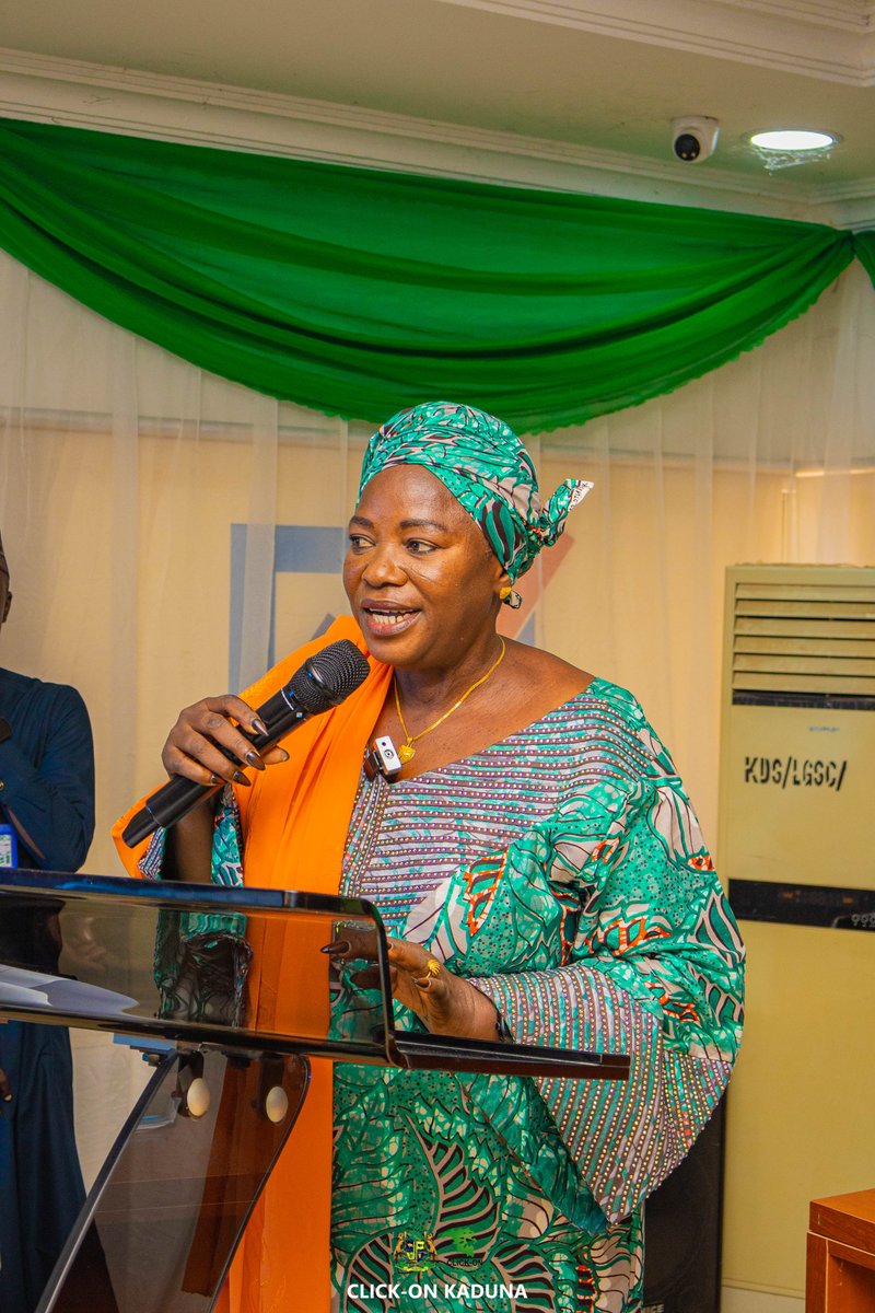 Click-On Kaduna (@clickonkaduna) on Twitter photo The Kaduna State Head of Service, Mrs. Jummai Bako, addressed the DSFP graduates, offering a personal perspective on the journey of the Fellowship Program.
“I was part of the planning team when the Click-On Kaduna initiative was first conceived. It’s truly heartening to see how The Kaduna State Head of Service, Mrs. Jummai Bako, addressed the DSFP graduates, offering a personal perspective on the journey of the Fellowship Program.
“I was part of the planning team when the Click-On Kaduna initiative was first conceived. It’s truly heartening to see how