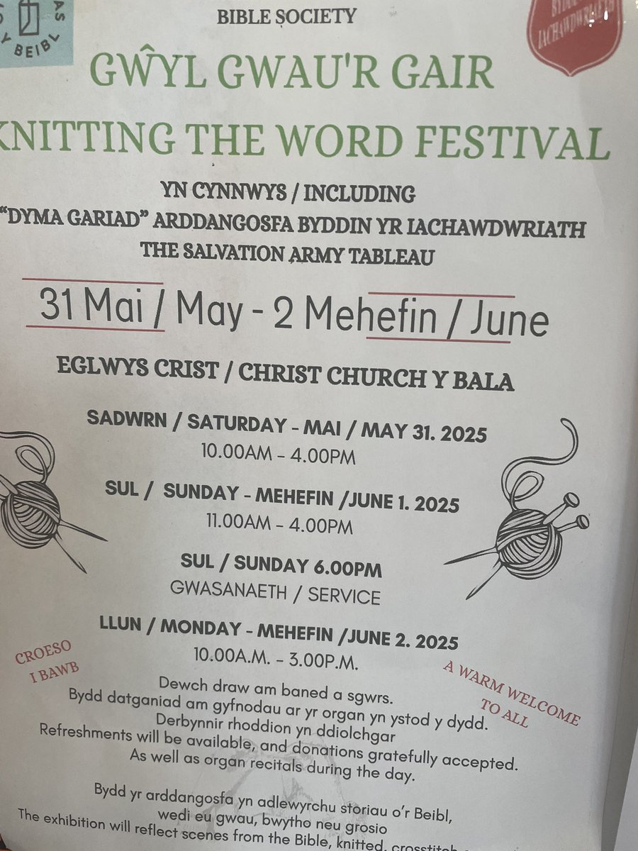 Dewch am dro i weld! Rhywbeth gwahanol- am gyfnod byr. 👏🙏🏼
Come along to see! Something different- for a short time. 🙏🏼👏