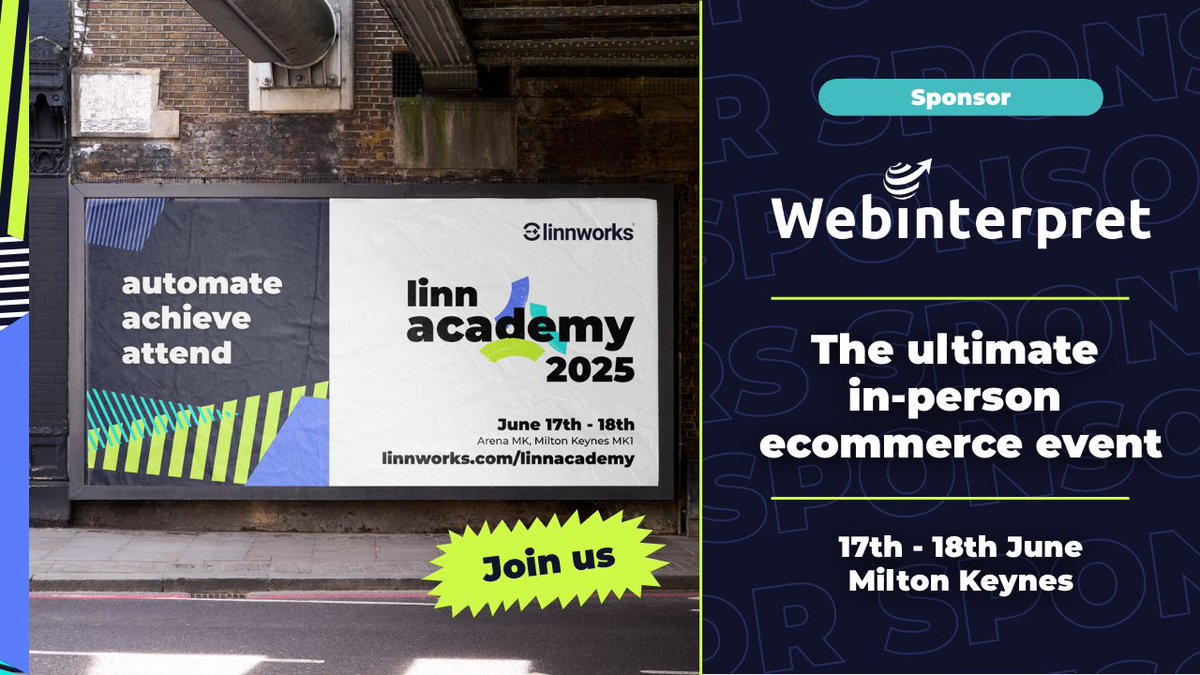 🚨 Meet #Webinterpret at #Linnacademy! 

We're bringing together industry leaders, innovative minds, and passionate entrepreneurs, ALL UNDER ONE ROOF. 

📍 Arena MK, Milton Keynes
📅 June 17th - 18th, 2025

Secure your ticket here ➡️ brnw.ch/21wRGNo