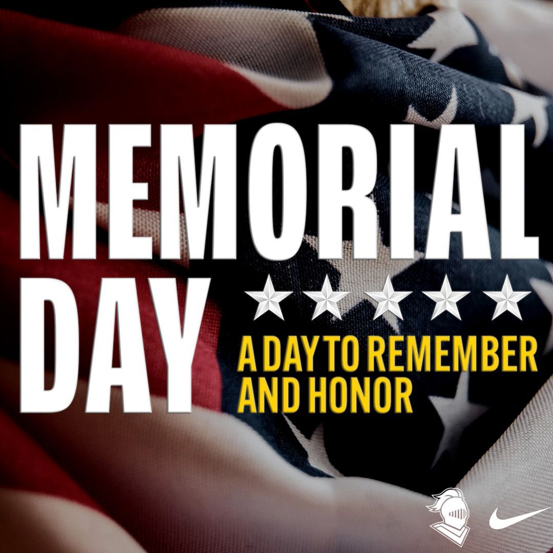 On this Memorial Day, the Calvin Football family remembers and honors those who made the ultimate sacrifice. We remember with gratitude, and we strive to lead with courage, faith, and service. 
#GoKnights ⚔️