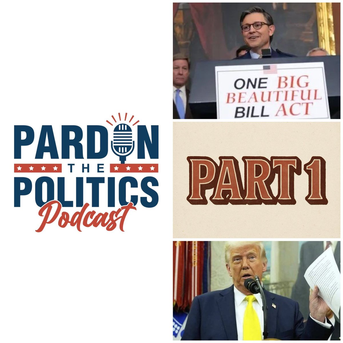 PardonPolitics's tweet photo. 🎙️ New Episode Drop! We break down Trump’s “Big Beautiful Bill” — tax cuts, Medicaid changes, FEMA flops, and $815 in “savings” that won’t save much. Who really wins? Tune in now → https://t.co/7wZ1388Q9n
#BBBAct #PardonThePolitics #OneBigBeautifulBill #Taxes https://t.co/mH8XYjfnbR