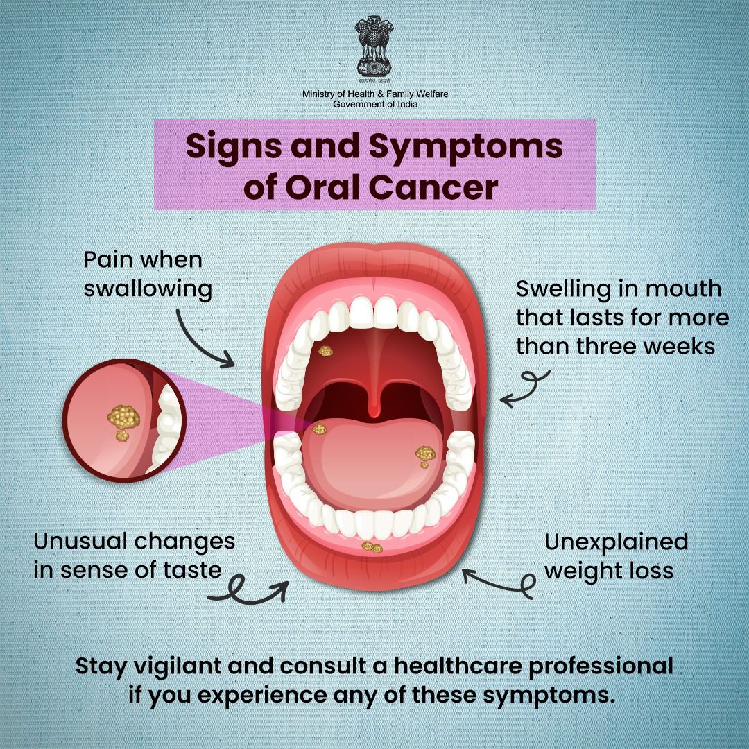 #OralHealth | Early diagnosis of oral cancer can significantly improve the chances of effective treatment.

Prioritize your health and seek medical attention for timely intervention.