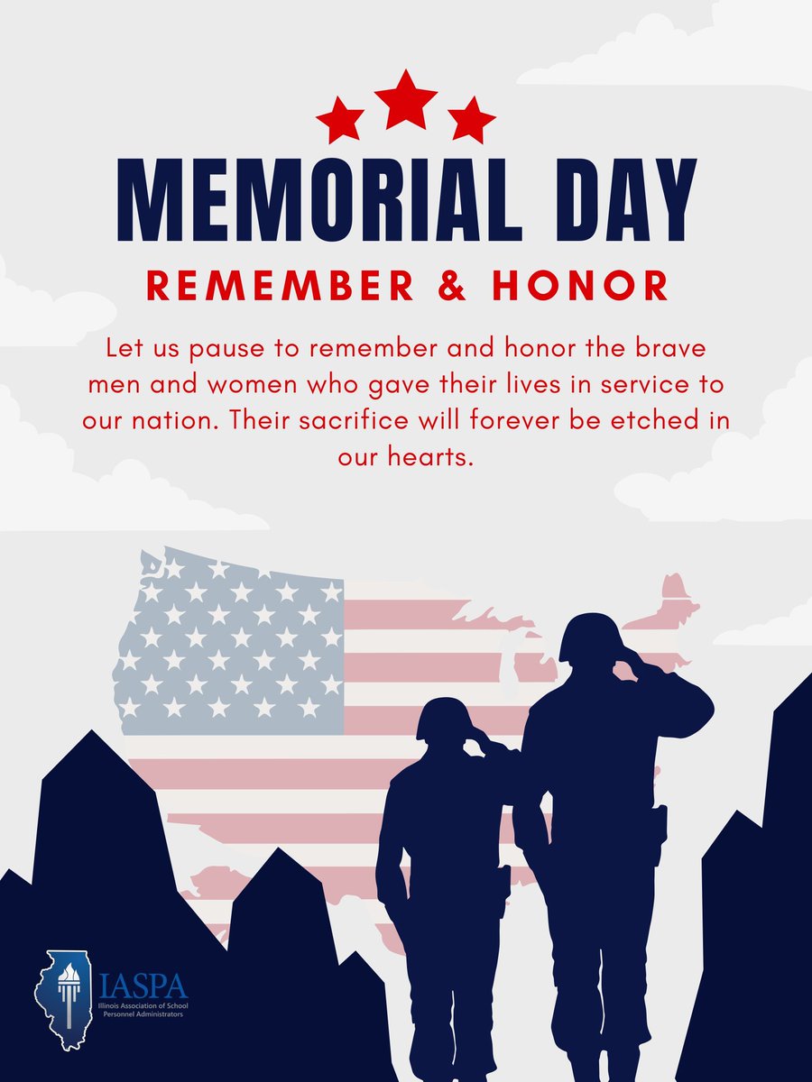 This Memorial Day, IASPA honors the brave men and women who gave their lives in service to our nation..

As an organization, we pause today to reflect, remember, and give thanks.

#MemorialDay #HonorAndRemember #Gratitude #NeverForgotten #MemorialDay2025 🇺🇸 🇺🇸 🇺🇸