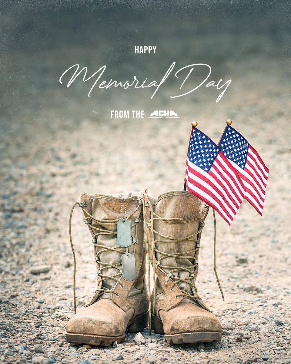 𝐇𝐚𝐩𝐩𝐲 𝐌𝐞𝐦𝐨𝐫𝐢𝐚𝐥 𝐃𝐚𝐲 🇺🇸

Today, we honor those who gave the ultimate sacrifice.

#ACHAHockey #MemorialDay