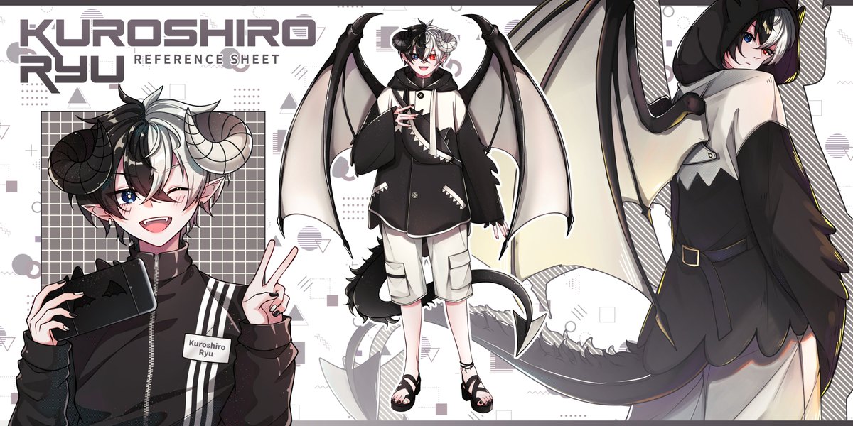 Kuroshiro Ryu | 🖤ENVTuber🤍 | tweet media