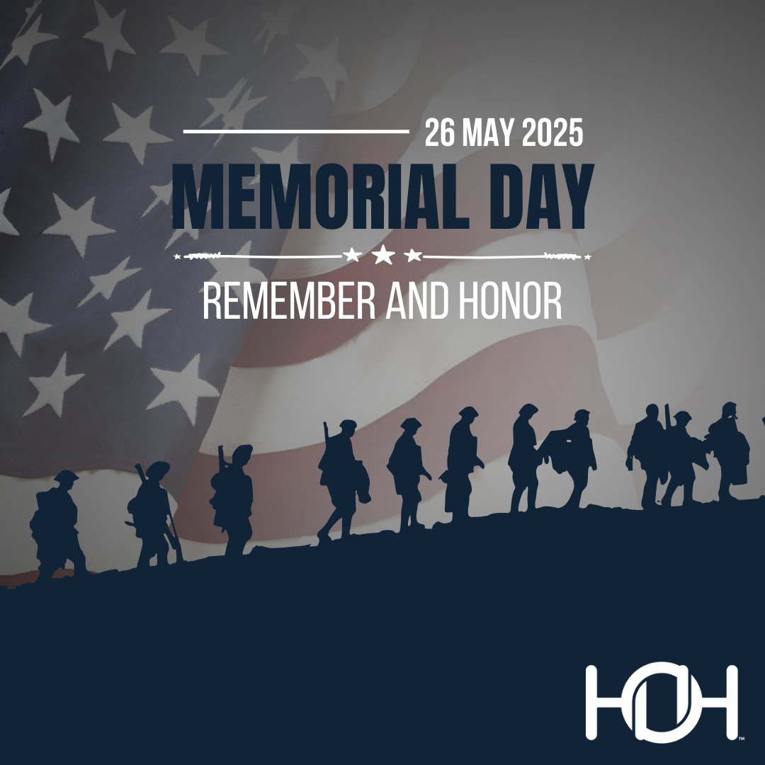 This Memorial Day, we pause as a team at HOH Water Technology to honor the heroes who made the ultimate sacrifice. 

Some gave all. All gave some.

We are forever grateful for the courage and selflessness of those who served—and for the freedoms we enjoy because of them.