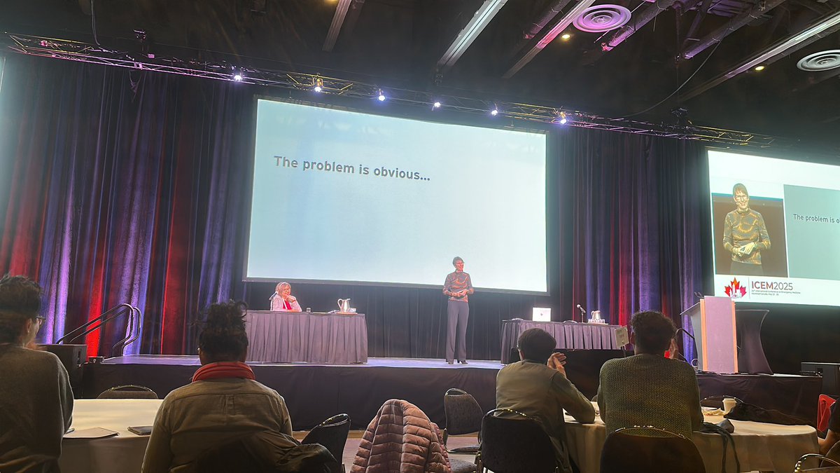 Simon Carley (@emmanchester) on Twitter photo The wonderful <a href="/SocraticEM/">Victoria Brazil</a> working her magic at @icem2025 on difficult conversations
Such a wonderful speaker and talk
And such an important talk The wonderful <a href="/SocraticEM/">Victoria Brazil</a> working her magic at @icem2025 on difficult conversations
Such a wonderful speaker and talk
And such an important talk