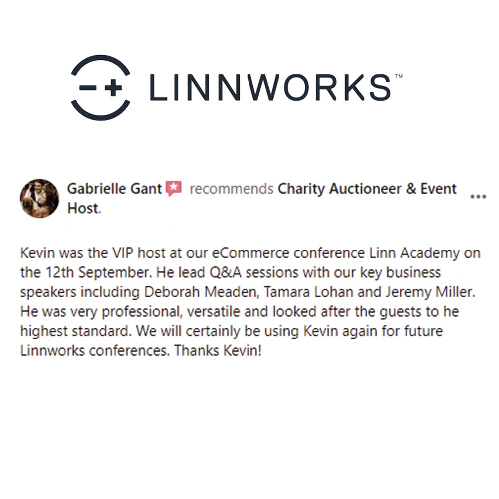 eventfundraiser's tweet image. Great testimonial here after hosting a VIP room at Linnworks 😁

If you&apos;re looking for a conference host who can ask the right questions during a Q&amp;amp;A session with VIPs then drop me a DM ☝️

#conferencehost #conferenceemcee