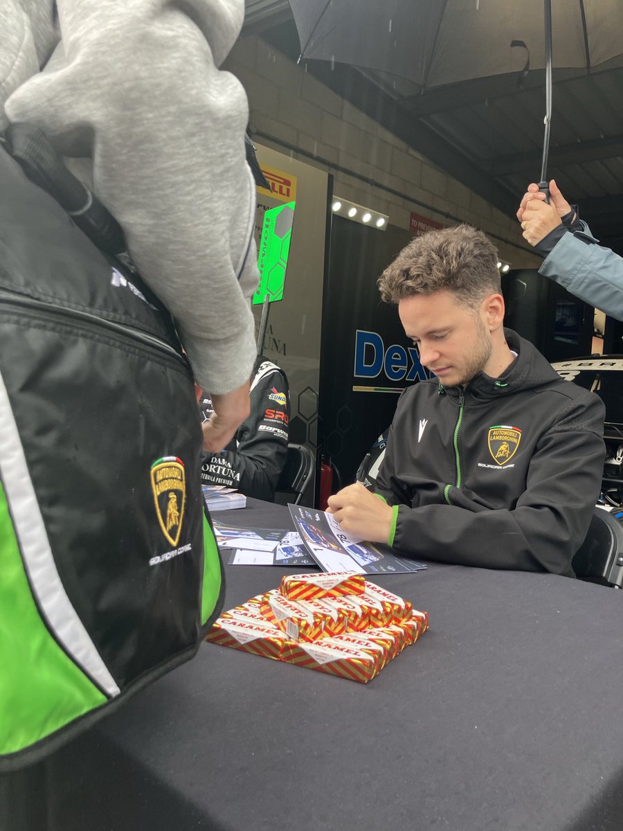 Sandy Mitchell (@smitchellracing) on Twitter photo <a href="/TunnockOfficial/">TunnocksOfficial</a> <a href="/LamborghiniSC/">Lamborghini Squadra Corse</a> <a href="/BarwellMotorSpt/">Barwell Motorsport</a> <a href="/Oulton_Park/">Oulton Park</a> <a href="/BritishGT/">🇬🇧 #BritishGT 🏁</a> Pitlane and autograph session. There is only one biscuit👌Awesome crowd here today ahead of race 2😀 <a href="/TunnockOfficial/">TunnocksOfficial</a> <a href="/LamborghiniSC/">Lamborghini Squadra Corse</a> <a href="/BarwellMotorSpt/">Barwell Motorsport</a> <a href="/Oulton_Park/">Oulton Park</a> <a href="/BritishGT/">🇬🇧 #BritishGT 🏁</a> Pitlane and autograph session. There is only one biscuit👌Awesome crowd here today ahead of race 2😀