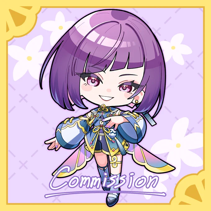 skeb納品しました!ありがとうございました! お顔立ちもお洋服も綺麗で描かせてもらえて楽しかったです～ #Skeb