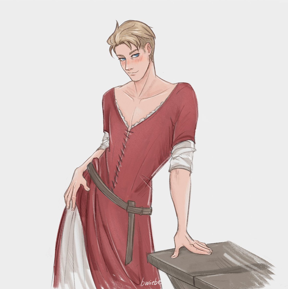 Hans hoping Henry will tell him he is the most beautiful... #kcd2 #hansry