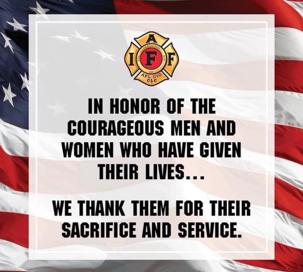 MplsFirefighter's tweet photo. Honoring our fallen heroes this Memorial Day. https://t.co/RSMW8fuYtG