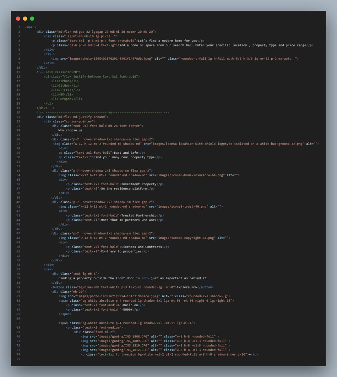 ManLike_Phantom's tweet photo. Another practice project I created using just HTML and tailwindcss. I was really proud of myself after I created this with the little knowledge I had 🥹. It may not be much but it was a result of my hardwork ✊🏾. #WebDev https://t.co/btAnQ59bIh