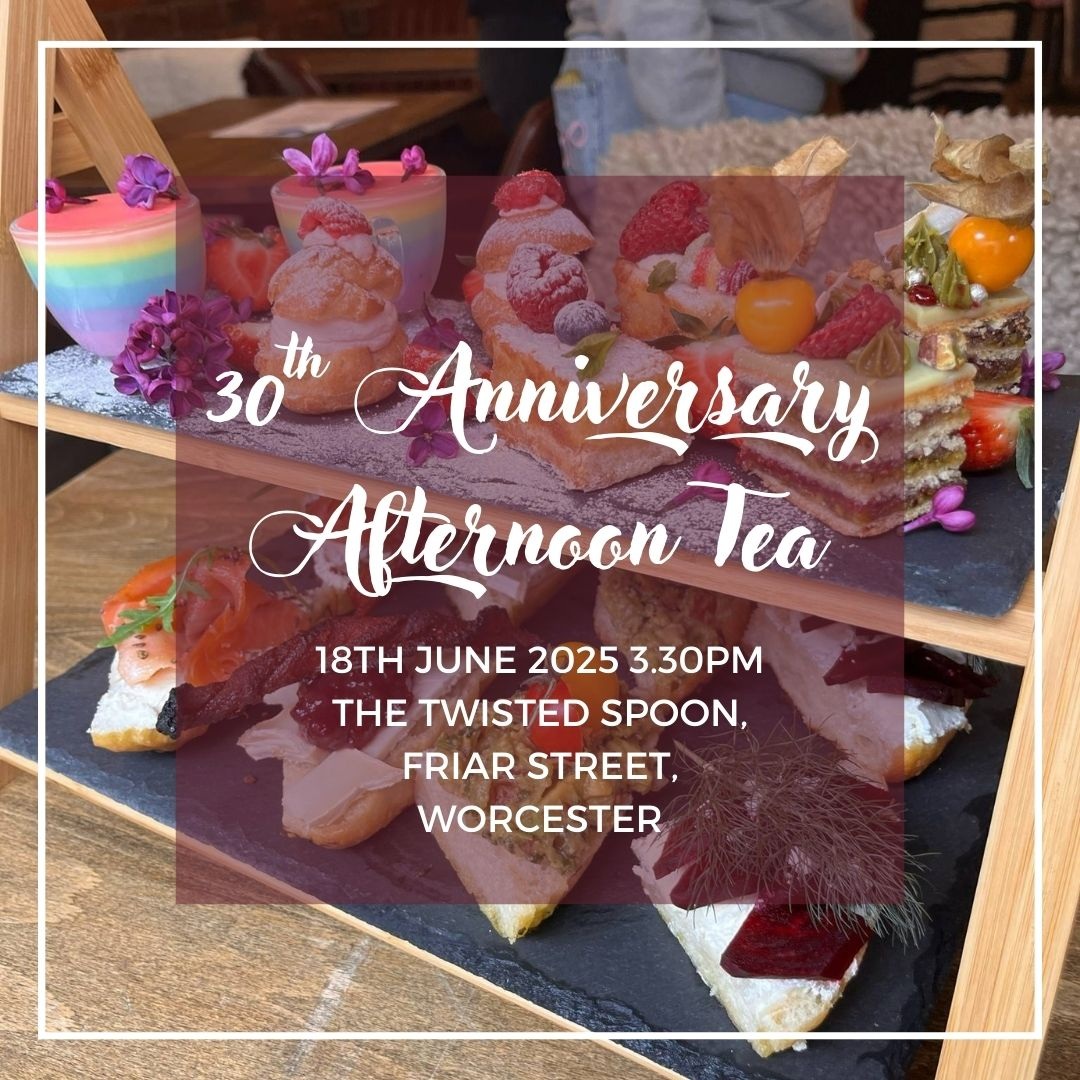To celebrate Wednesday Club's 30th Anniversary we are holding an afternoon tea at the new Twisted Spoon in Friar, Worcester.
Places are limited at this event so please book early: wednesdayclub.org.uk/event/wednesda…