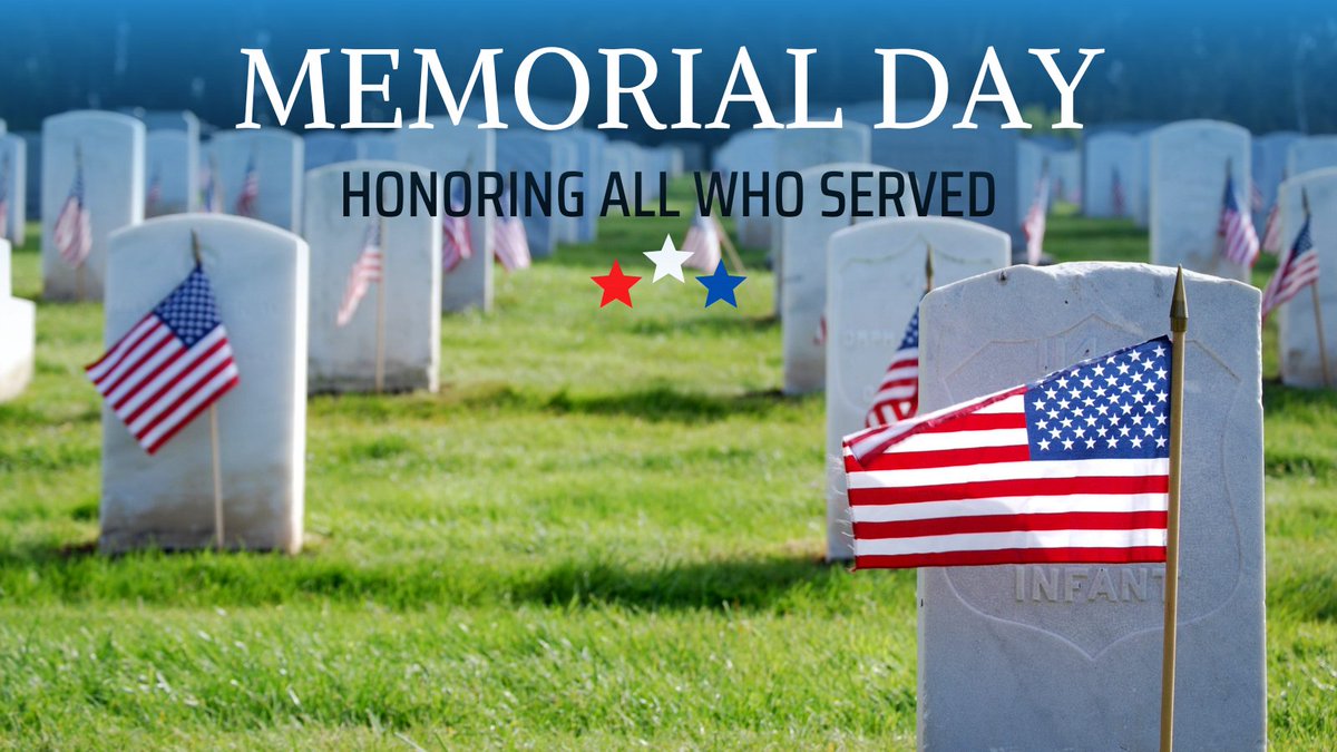This #MemorialDay, we honor the brave men and women who sacrificed for our country.
To all who have served—thank you.
Wishing everyone a safe and meaningful holiday.
#ThankYouForYourService #MemorialDay2025