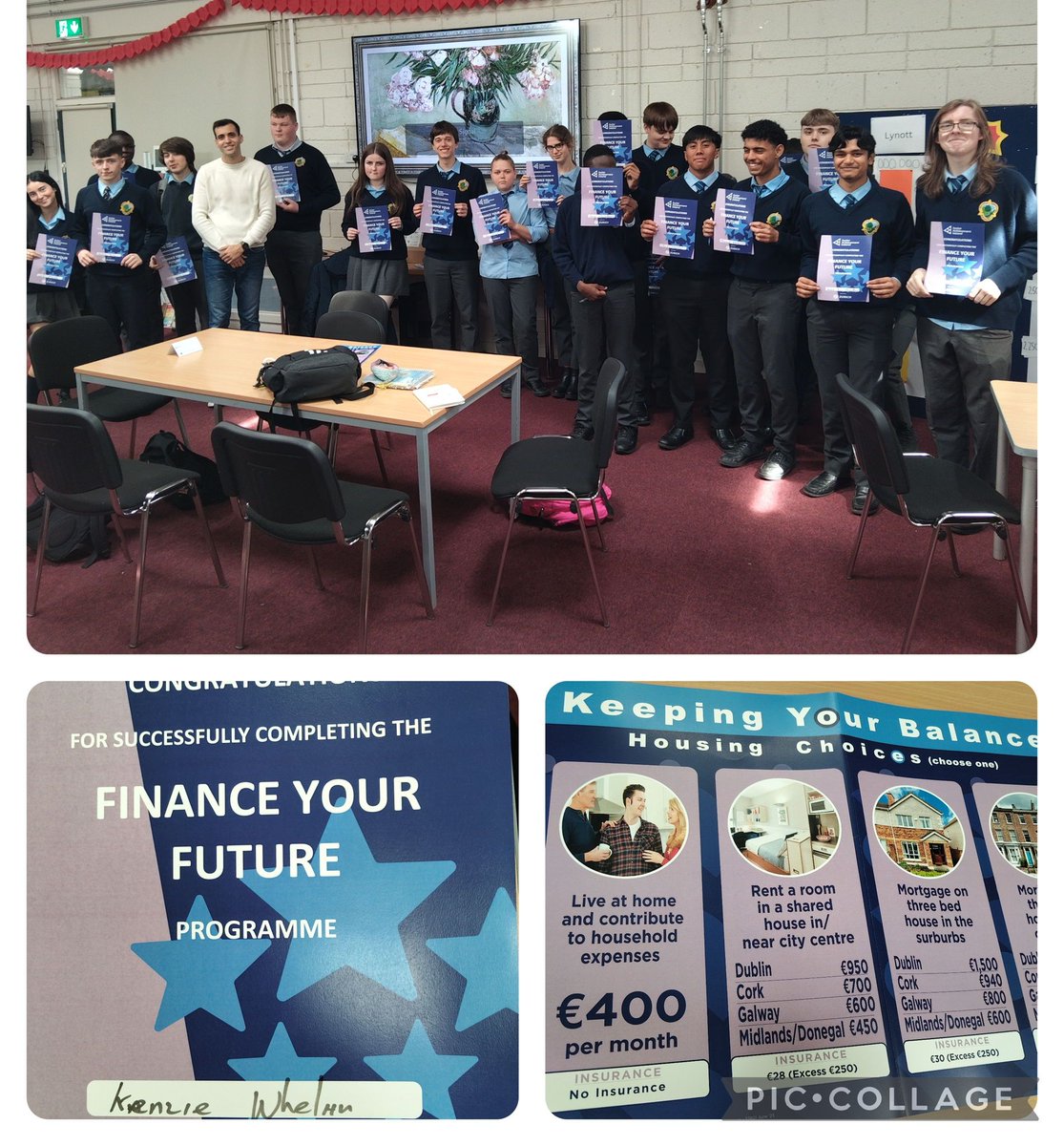 Holy Child CS Sallynoggin (@holychildcs) on Twitter photo Thanks to Adria from #Zurich in association with Junior Achievement Ireland for facilitating a workshop with students around managing their finance 📝 🌟 <a href="/Zurich_Irl/">Zurich Ireland🇮🇪</a> <a href="/lecheiletrust1/">Le Chéile Schools Trust</a> <a href="/accsirl/">ACCS</a> <a href="/s_hccs/">Parent's Association HCCS</a> Thanks to Adria from #Zurich in association with Junior Achievement Ireland for facilitating a workshop with students around managing their finance 📝 🌟 <a href="/Zurich_Irl/">Zurich Ireland🇮🇪</a> <a href="/lecheiletrust1/">Le Chéile Schools Trust</a> <a href="/accsirl/">ACCS</a> <a href="/s_hccs/">Parent's Association HCCS</a>