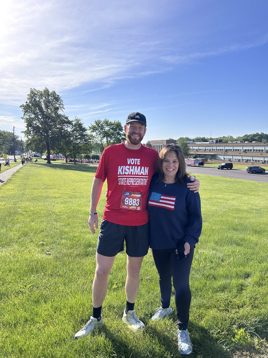 MKishman's tweet image. A beautiful morning for the Hero 5K Run held by the Perry Project Group. 🇺🇸#OH50