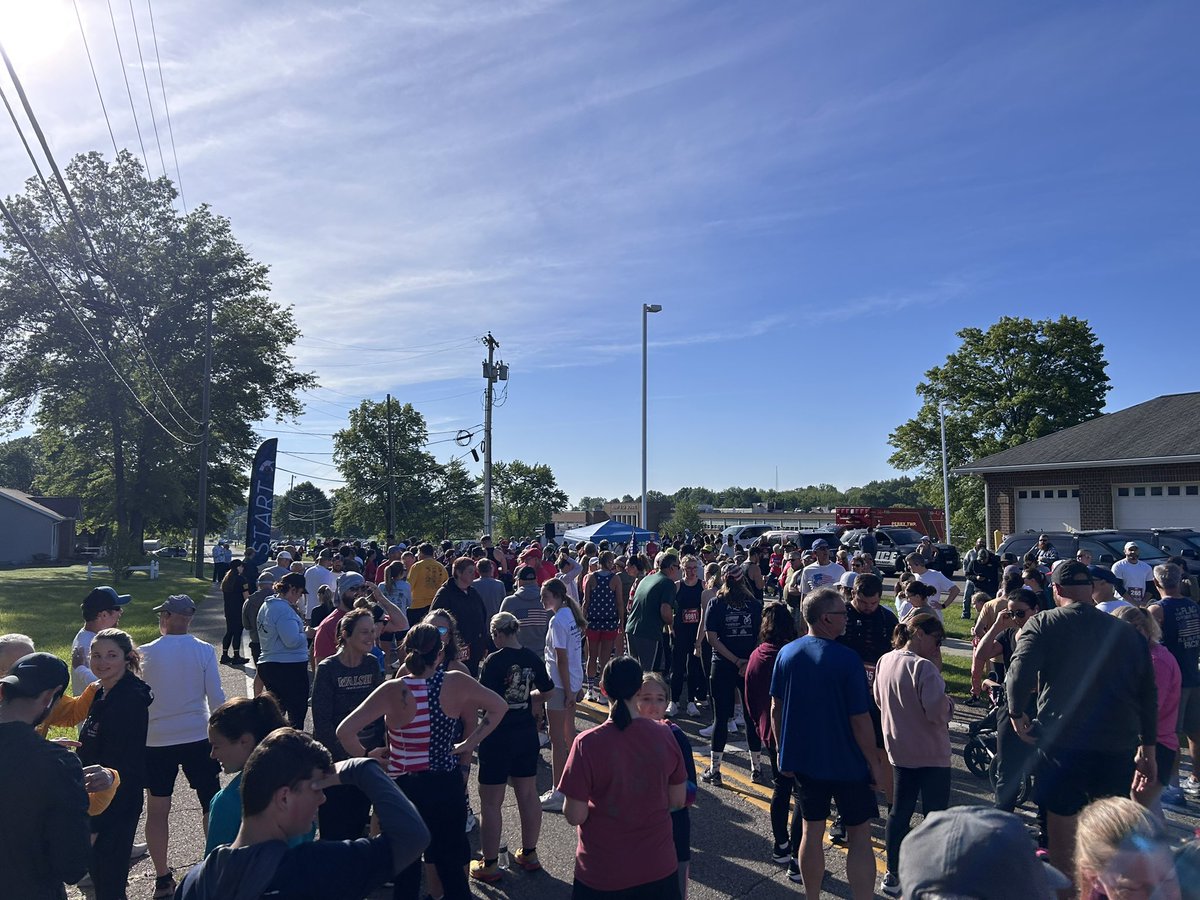 MKishman's tweet image. A beautiful morning for the Hero 5K Run held by the Perry Project Group. 🇺🇸#OH50