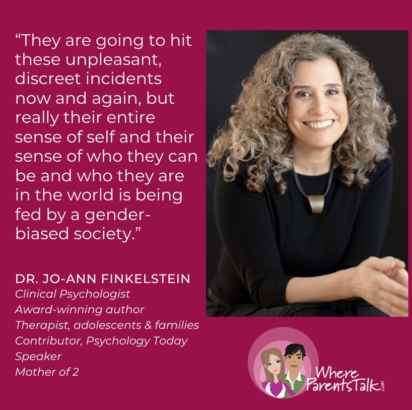 How do we raise confident daughters in a world that still subtly undermines them?  

<a href="/finkeljo/">Jo-Ann Finkelstein, PhD</a> - psychologist, author &amp; mom on how societal sexism impacts girls’ self-esteem &amp; how parents can respond, with @liannecastelino

buff.ly/elVfmXI 

#parenting #sexism