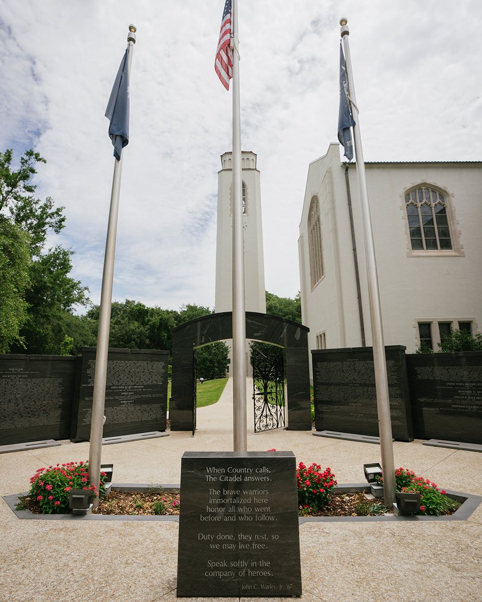 On Memorial Day, The Citadel honors the men and women of the Armed Forces who sacrificed their lives in service to our country.