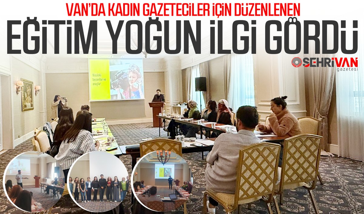 Şehrivan Haber (@sehrivanhaber) on Twitter photo Van’da kadın gazeteciler için düzenlenen eğitim yoğun ilgi gördü
sehrivangazetesi.com/vanda-kadin-ga…
<a href="/vgckurumsal/">Vangölü Gazeteciler Cemiyeti</a> <a href="/NewsLabTurkey/">NewsLabTurkey</a> <a href="/sarphanuzunoglu/">Sarphan Uzunoğlu</a> <a href="/muratbaykara/">Murat Baykara</a> Van’da kadın gazeteciler için düzenlenen eğitim yoğun ilgi gördü
sehrivangazetesi.com/vanda-kadin-ga…
<a href="/vgckurumsal/">Vangölü Gazeteciler Cemiyeti</a> <a href="/NewsLabTurkey/">NewsLabTurkey</a> <a href="/sarphanuzunoglu/">Sarphan Uzunoğlu</a> <a href="/muratbaykara/">Murat Baykara</a>
