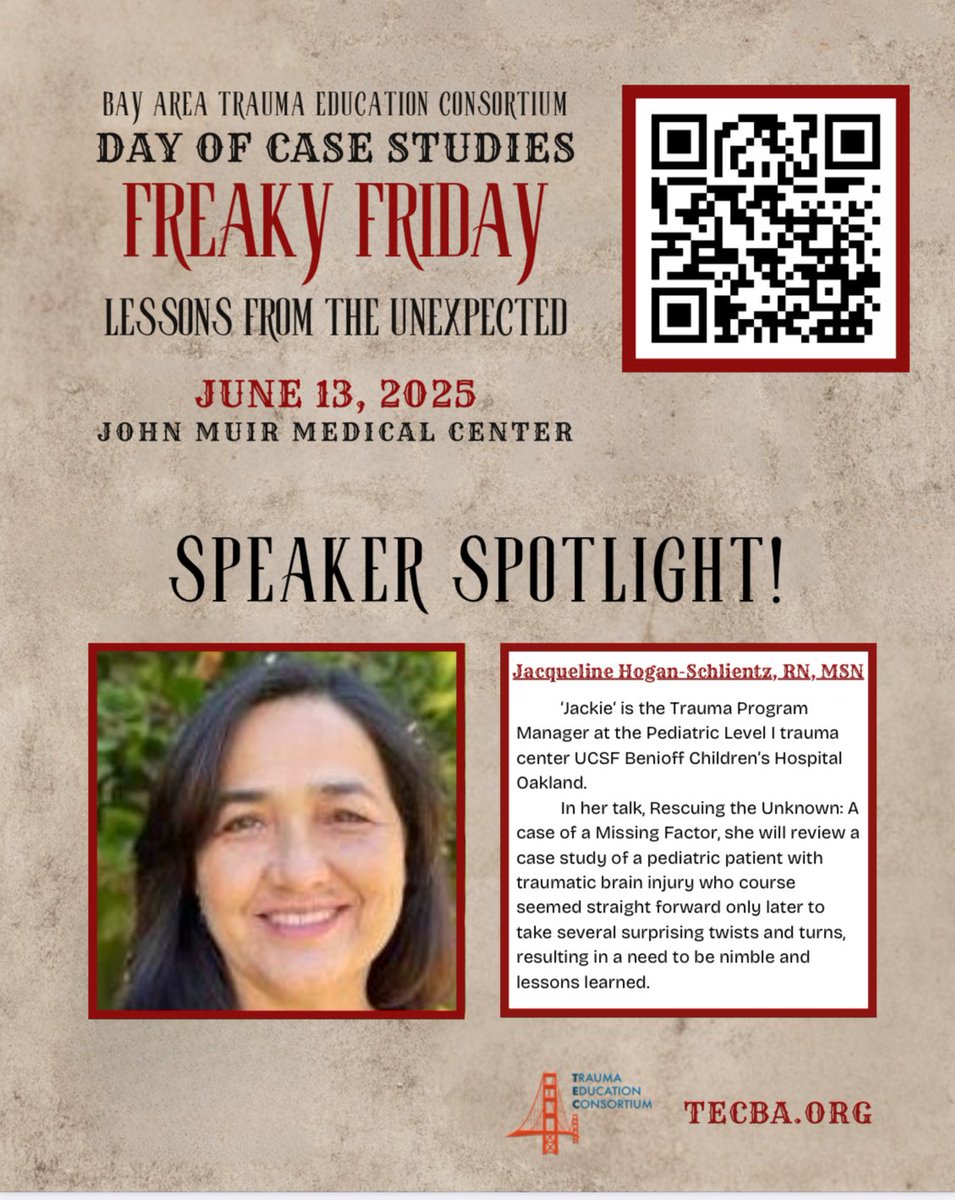 Join us for a Day of Trauma Case Studies this coming Friday, the 13th. 
tecba.org