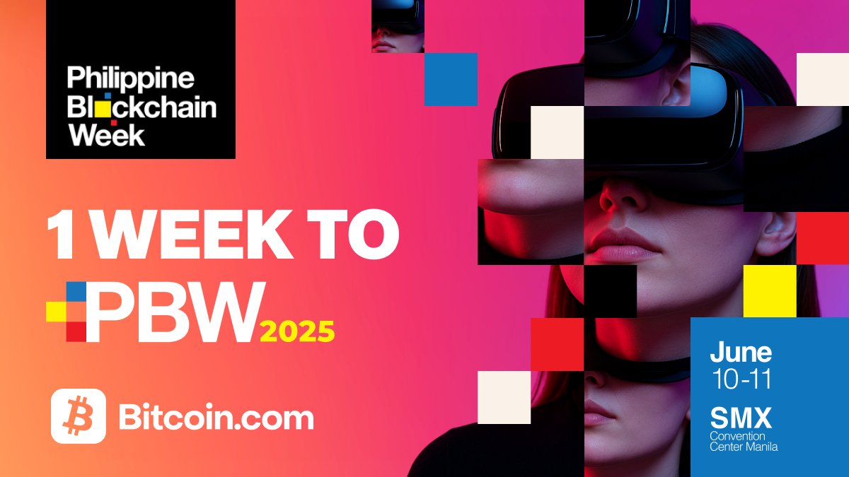Bitcoin.com (@bitcoincom) on Twitter photo โณ The countdown is on: just 1 week until <a href="/philippinebc_wk/">Philippine Blockchain Week</a> kicks off in Manila ๐ต๐ญ
The <a href="/BitcoinCom/">Bitcoin.com</a> news team will be on the ground covering the best of Southeast Asiaโs Web3 movement โ and youโll want to be part of it.
๐ค Panels, projects, people. Itโs all happening. โณ The countdown is on: just 1 week until <a href="/philippinebc_wk/">Philippine Blockchain Week</a> kicks off in Manila ๐ต๐ญ
The <a href="/BitcoinCom/">Bitcoin.com</a> news team will be on the ground covering the best of Southeast Asiaโs Web3 movement โ and youโll want to be part of it.
๐ค Panels, projects, people. Itโs all happening.