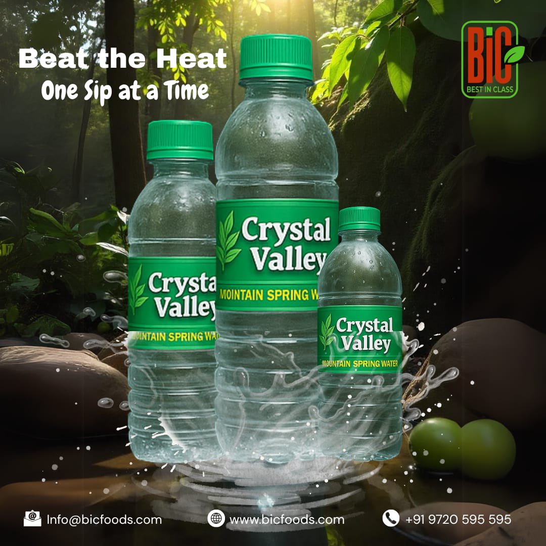 FoodsBic's tweet photo. Pure from the peaks, refreshing to the soul.
Stay crystal clear, stay truly hydrated with BIC Crystal Valley.
#NatureInEverySip
#BicFoodsIndia #BicFoods #CrystalValleyWater #BICDrinks #PureHydration #MineralMagic #FromTheMountains #StayRefreshed #NaturalGoodness #HydrateRight https://t.co/CAZ78u77aX
