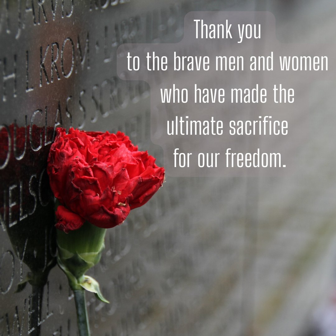 This Memorial Day, we pause to remember those who have given their lives for our freedom.