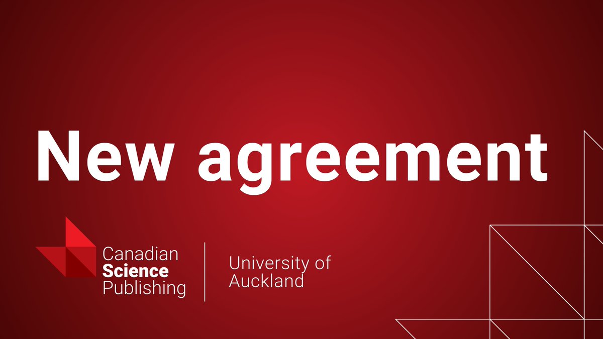 Canadian Journal of Forest Research (@canjforestres) on Twitter photo Are you ready to publish your research without any fees? In a new agreement, <a href="/AucklandUni/">University of Auckland | Waipapa Taumata Rau</a> authors can now publish #OpenAccess our journal with no APCs and have read access to <a href="/cdnsciencepub/">Canadian Science Publishing</a>'s full journal portfolio ▶️ ow.ly/t6NP50VM9JX Are you ready to publish your research without any fees? In a new agreement, <a href="/AucklandUni/">University of Auckland | Waipapa Taumata Rau</a> authors can now publish #OpenAccess our journal with no APCs and have read access to <a href="/cdnsciencepub/">Canadian Science Publishing</a>'s full journal portfolio ▶️ ow.ly/t6NP50VM9JX